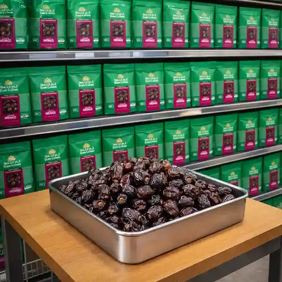 Date Crown Khenaizi Premium Dates – Naturally Sweet UAE Dates (500g) - Image 2