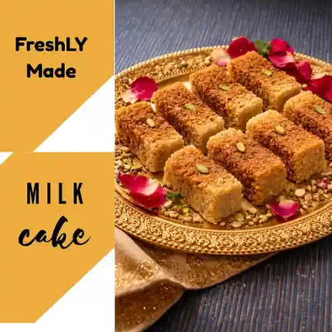 Premium Milk Cake – Fresh & Traditional | Pure Desi Ghee | Soft & Melt-in-Mouth